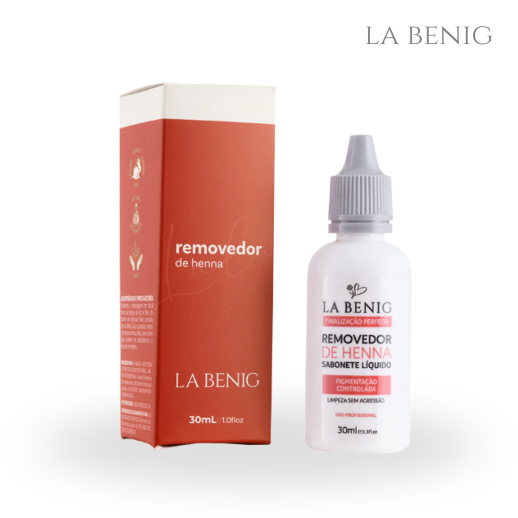 REMOVEDOR DE HENNA 30ML - LA BENIG