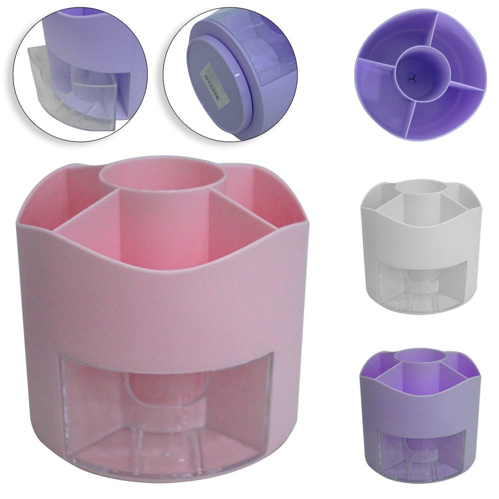 ORGANIZADOR MULTIUSO GIRATÓRIO COM GAVETINHA - Ref. 9115