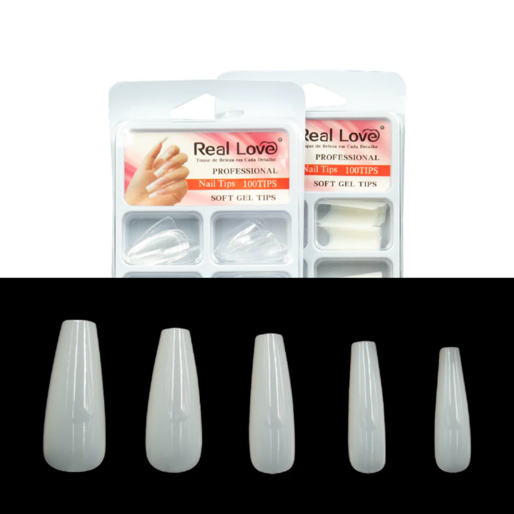 UNHA POSTIÇA REAL LOVE - BAILARINA LEITOSA LONGA