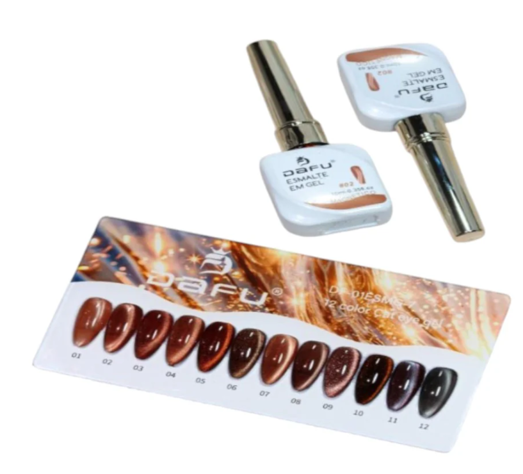 ESMALTE MAGNETICO DAFU 10ML(MARRONS)