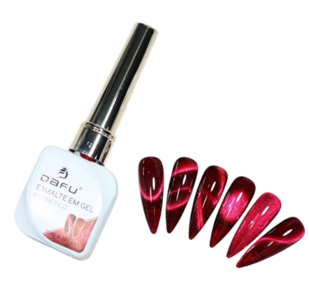 ESMALTE MAGNETICO DAFU 10ML(VERMELHO)