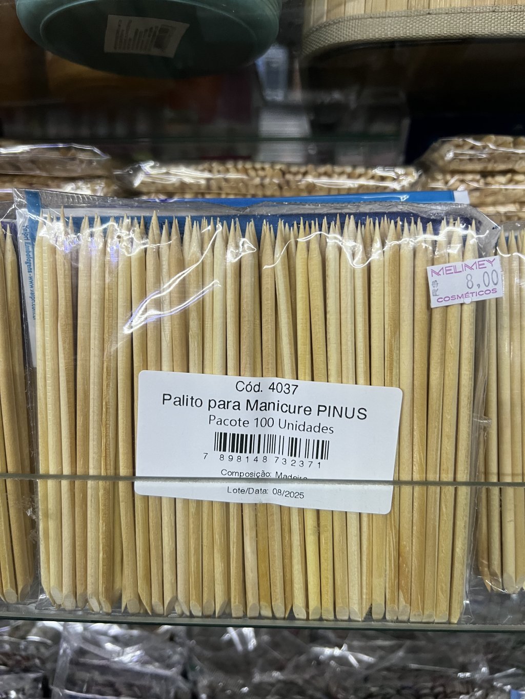 PALITO PARA MANICURE PINUS 100un