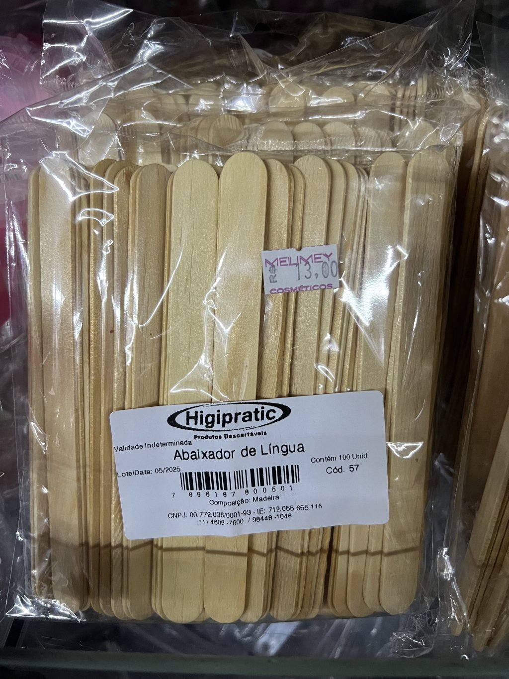 ABAIXADOR DE LÍNGUA 100un