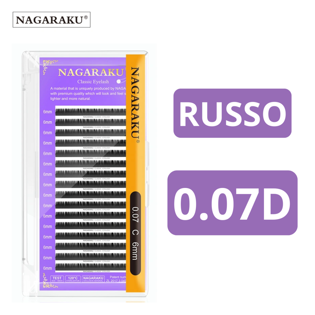 NAGARAKU PREMIUM VOLUME RUSSO 0.07D UNITÁRIO 