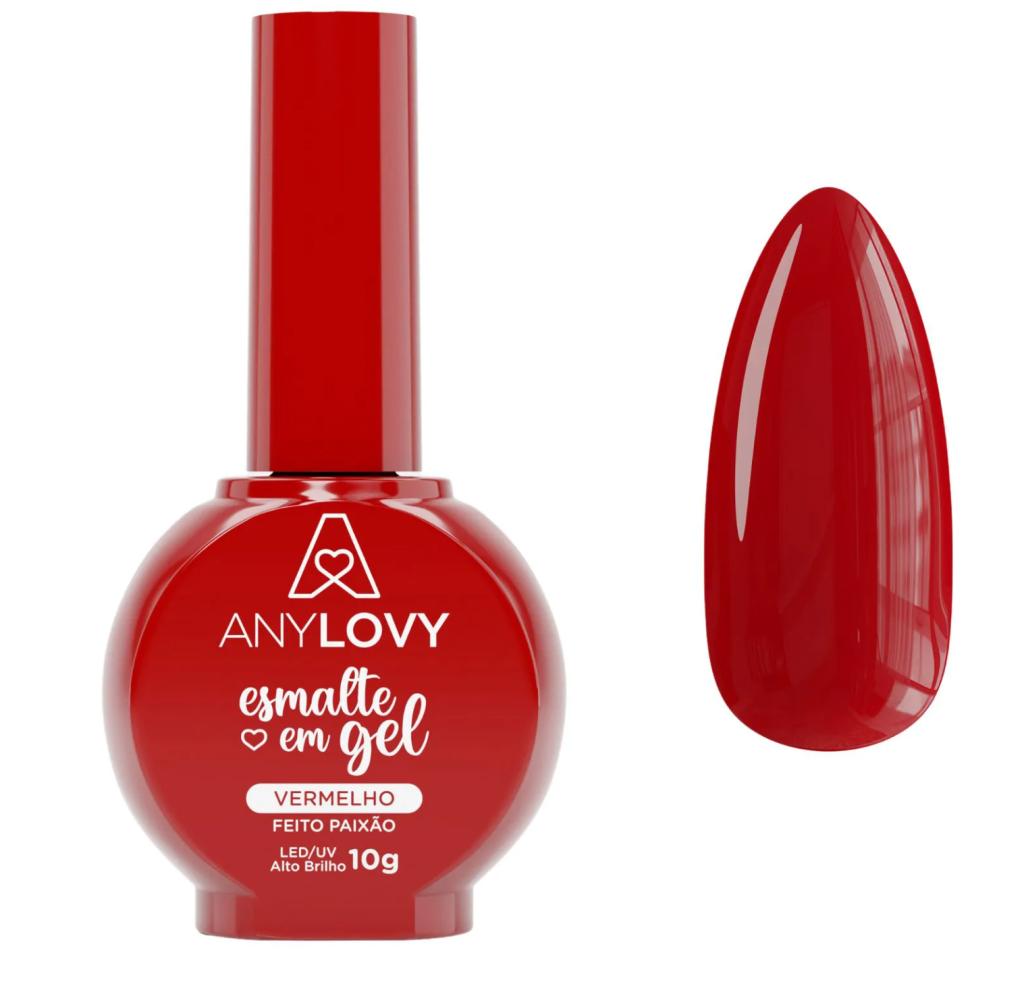 ESMALTE GEL ANYLOVY VERMELHO(EMB. NOVA)