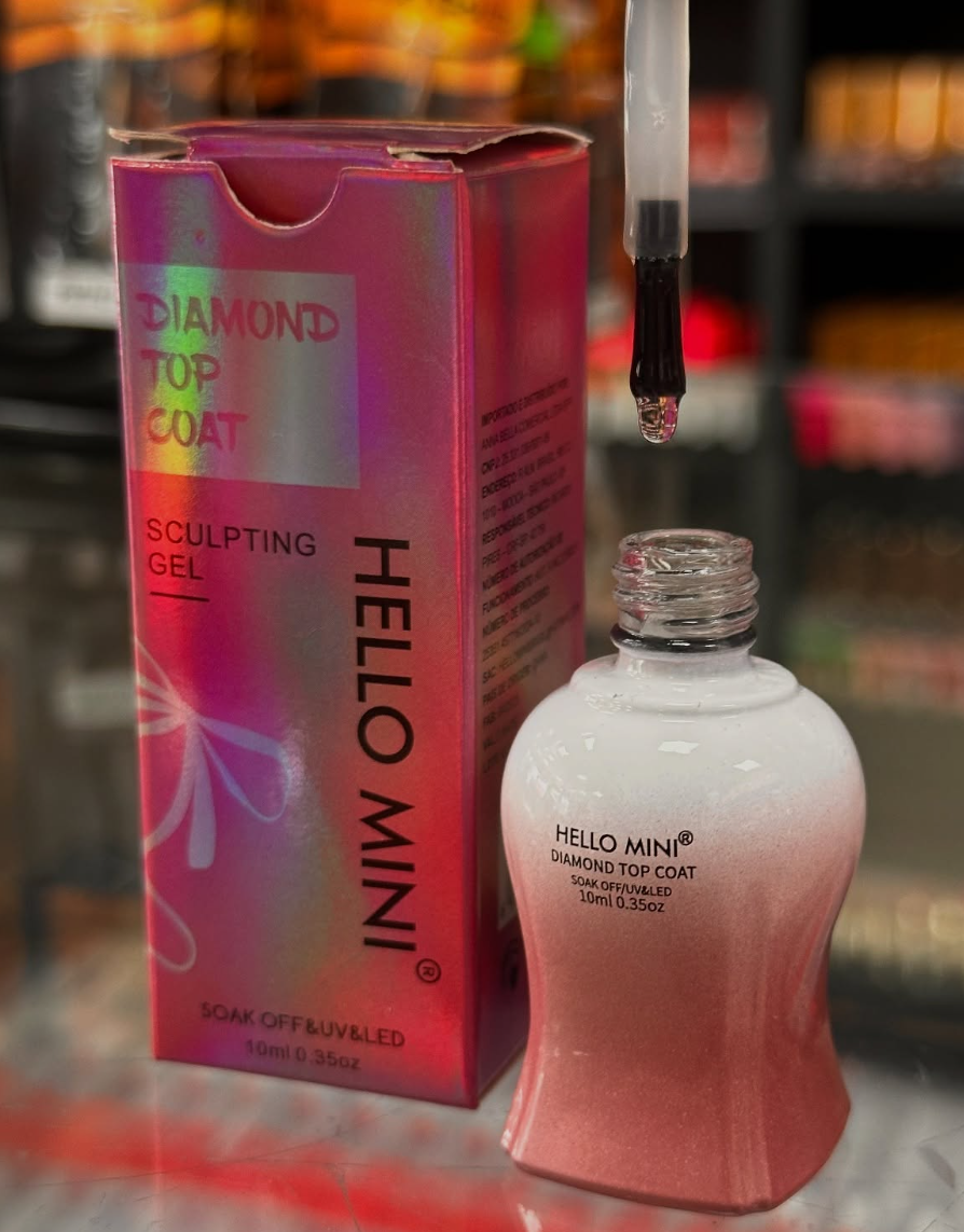 DIAMOND TOP COAT HELLO MINI 10ML(LACINHO)