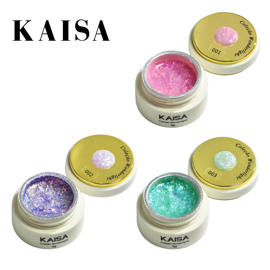 Wonderlight KAISA – Flake em Gel LED/UV Holográfico