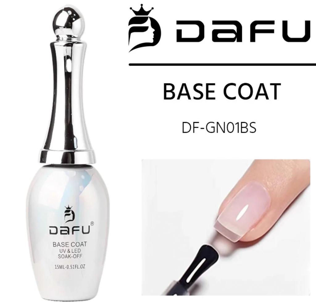 BASE COAT DAFU 15ML(FRASCO PRATA)