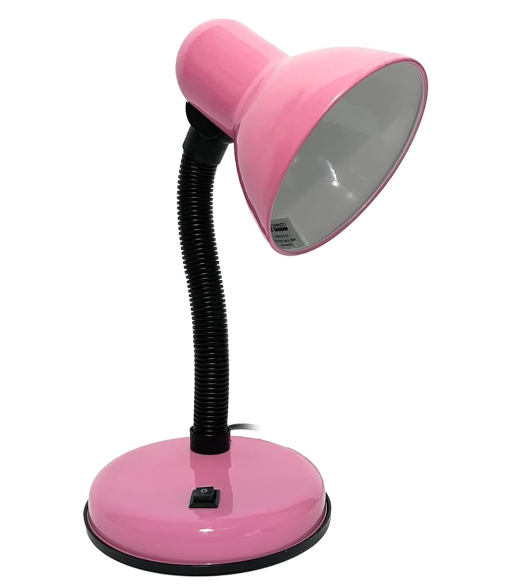 LUMINARIA DE MESA ROSA