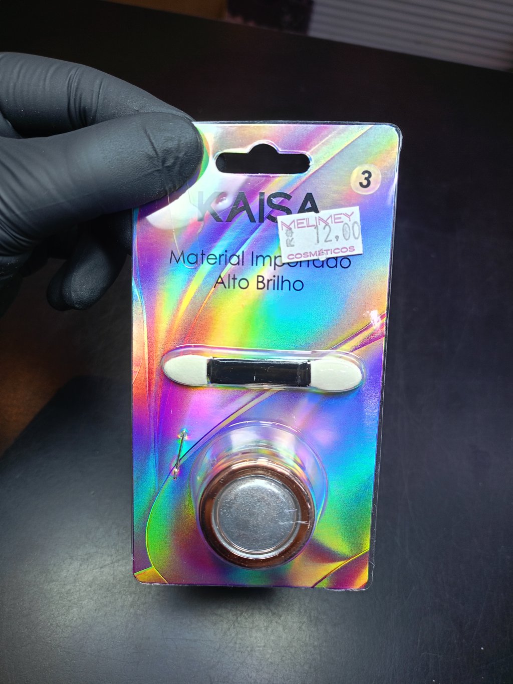 PÓ CROMO PRATA KAISA