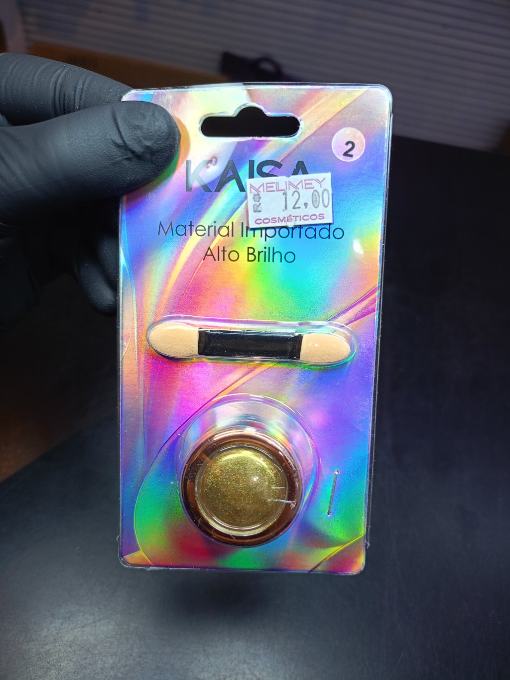 PÓ CROMO DOURADO KAISA