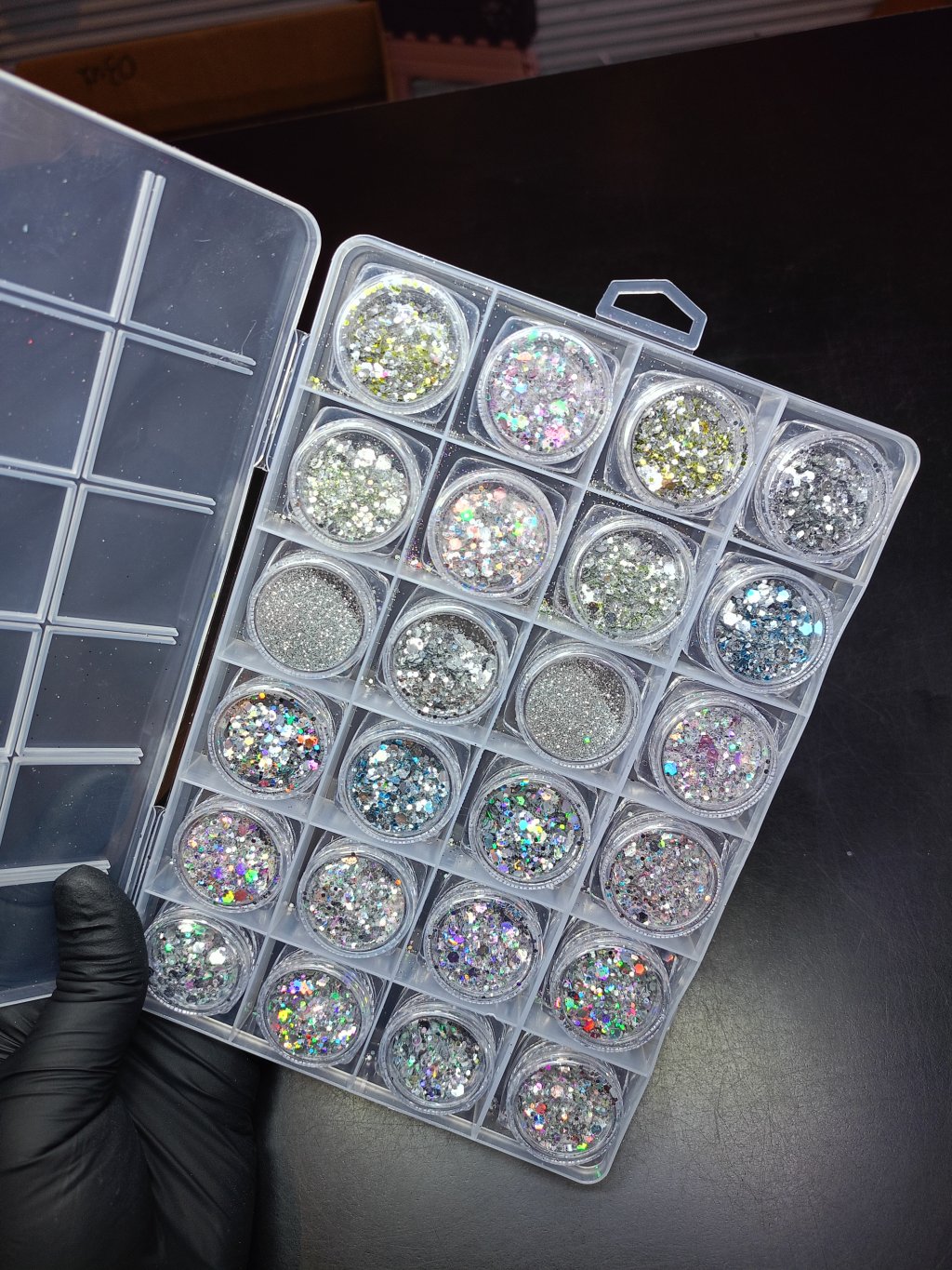 KIT GLITTER PRATA