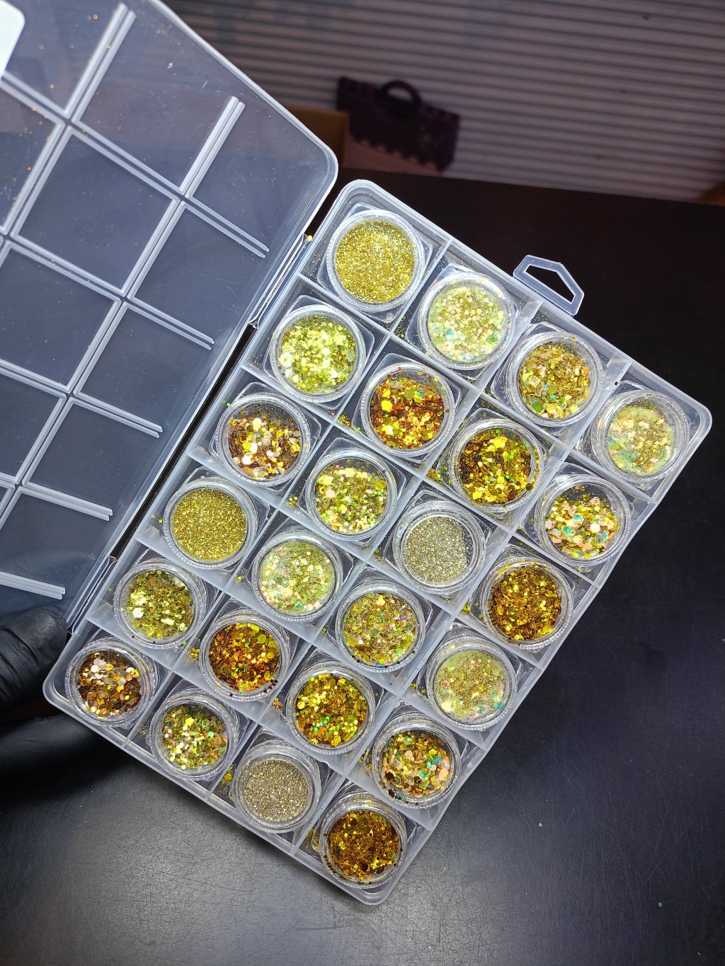 KIT GLITTER DOURADO 