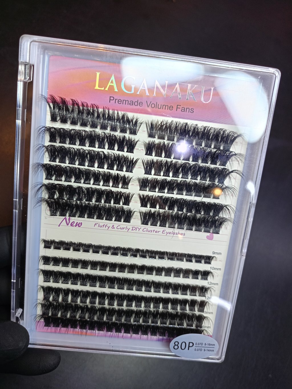 CÍLIOS TUFINHO LAGANAKU 80P/0.07D