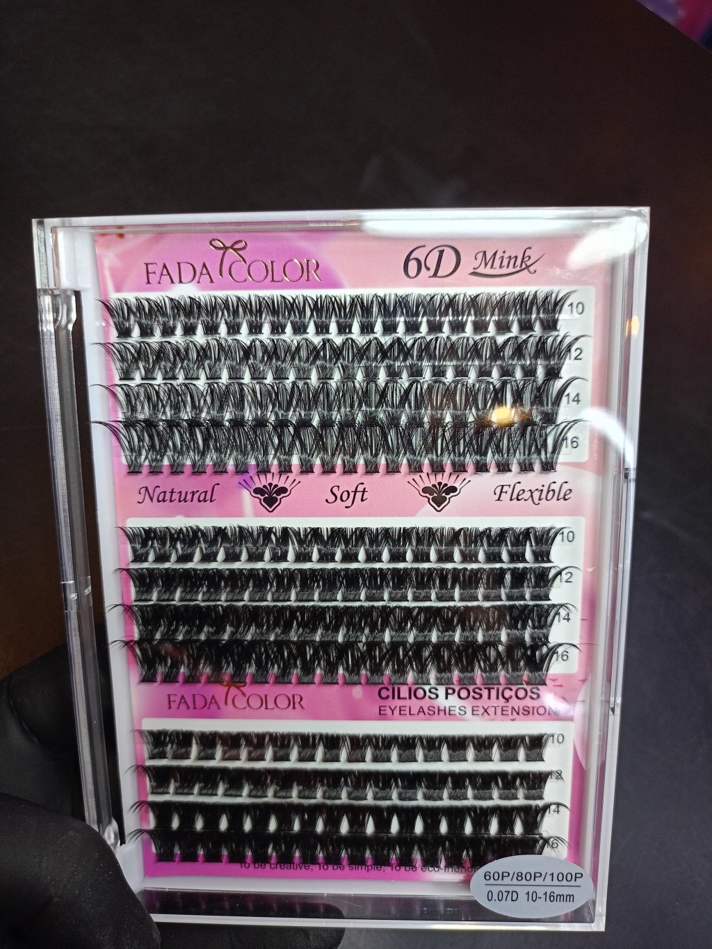 CÍLIOS TUFINHO FADA COLOR 60P/80P/100P