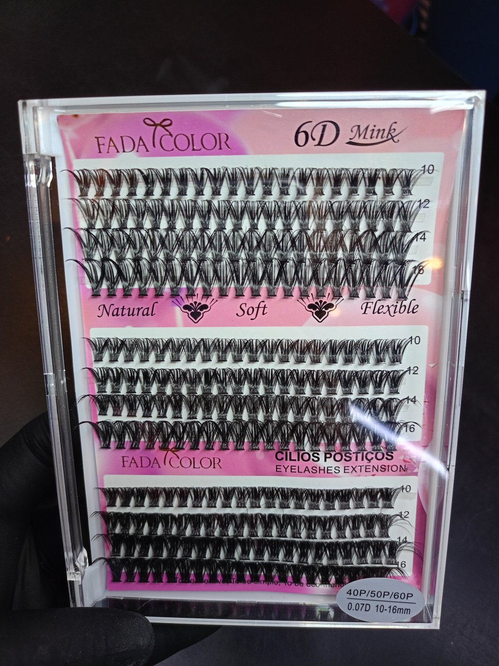 CÍLIOS TUFINHO FADA COLOR 40P/50P/60P