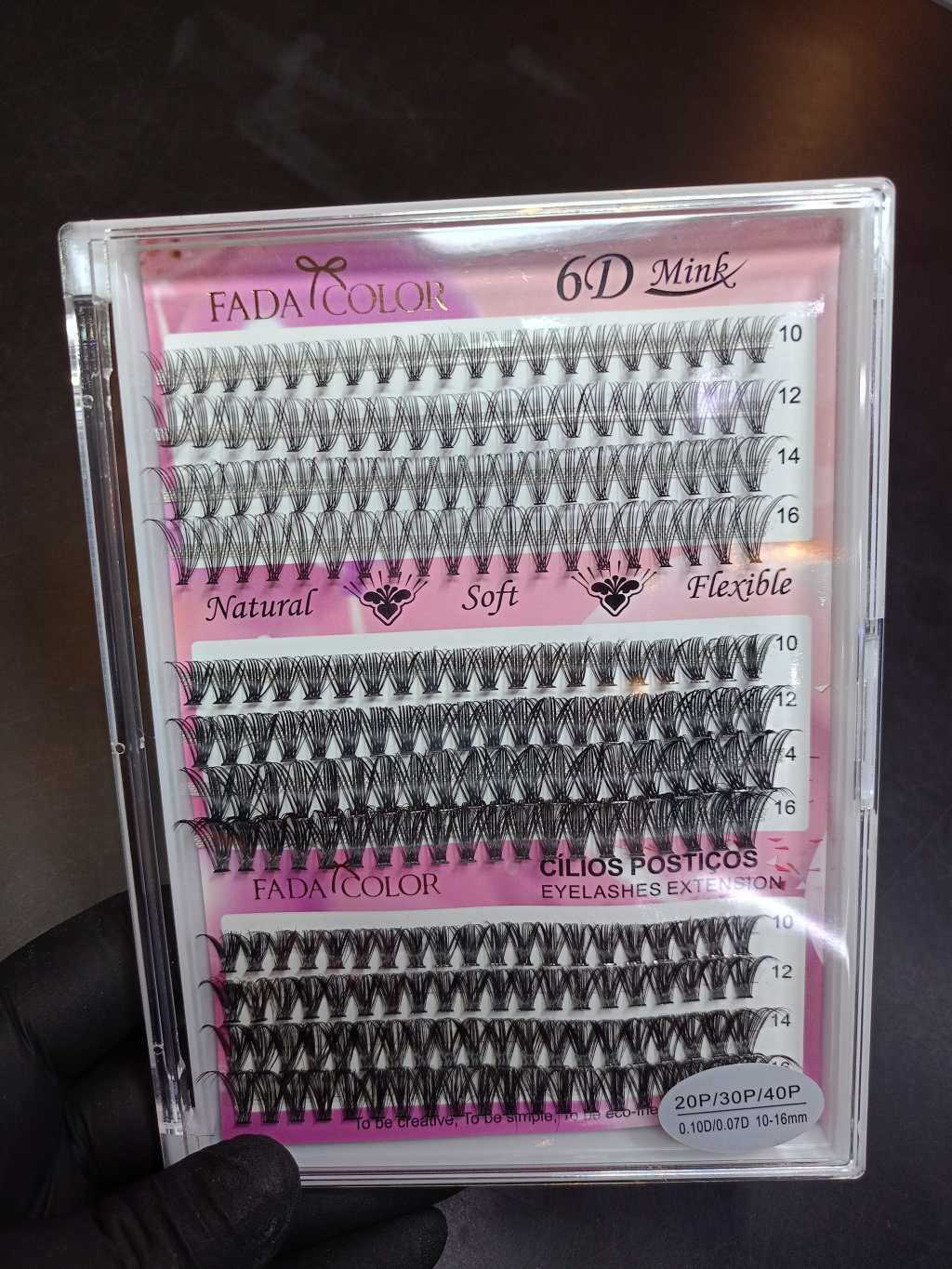 CÍLIOS TUFINHO FADA COLOR 20P/30P/40P