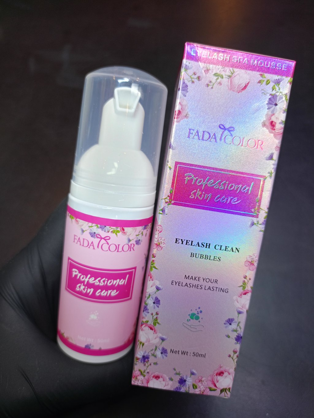 SHAMPOO/ESPUMA DE LIMPEZA PARA CÍLIOS FADA COLOR 50ML