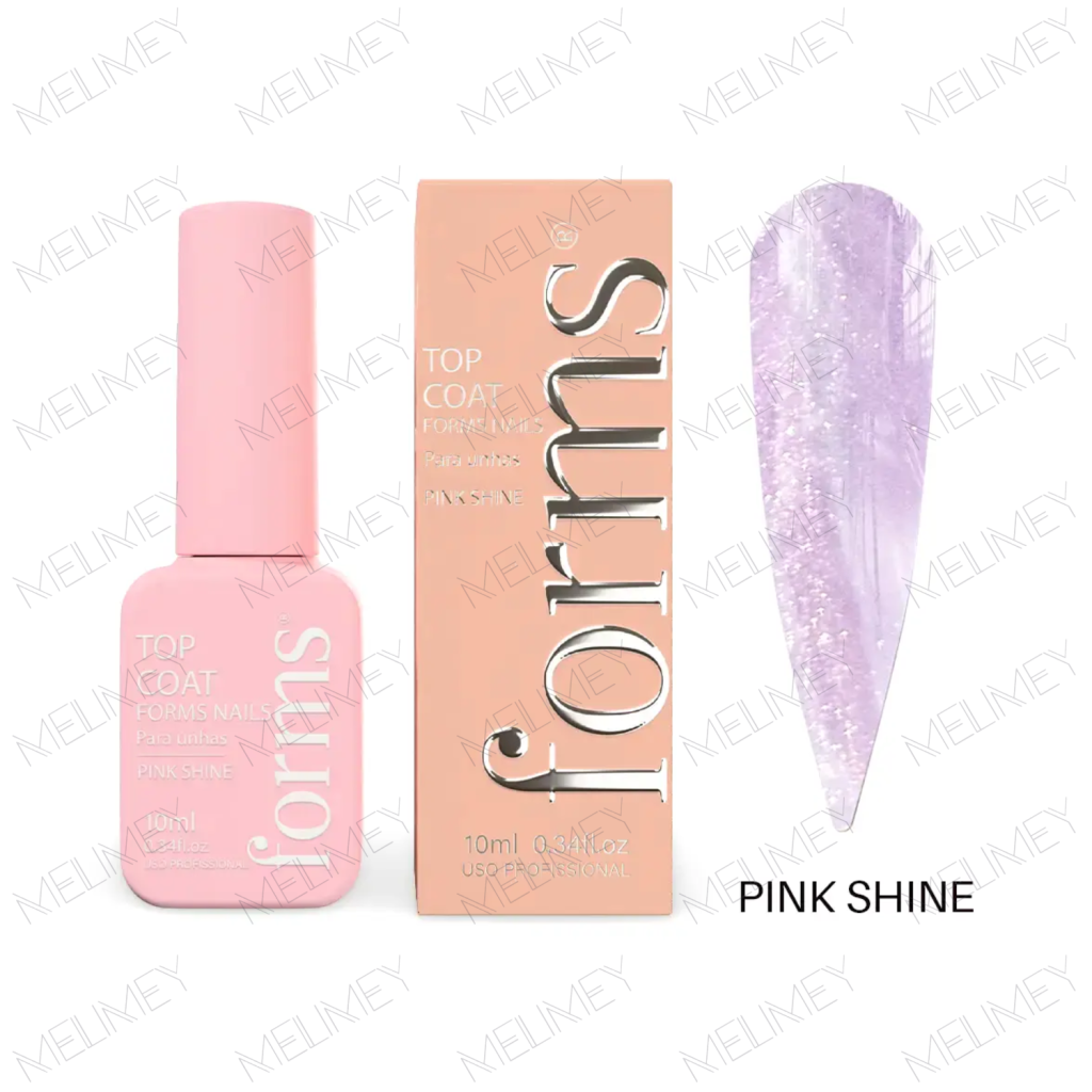 TOP COAT PINK SHINE 10ML - FORMS 