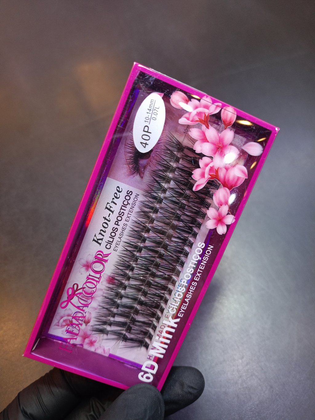 CÍLIOS TUFINHO FADA COLOR 40P/0.07L 10-14MM