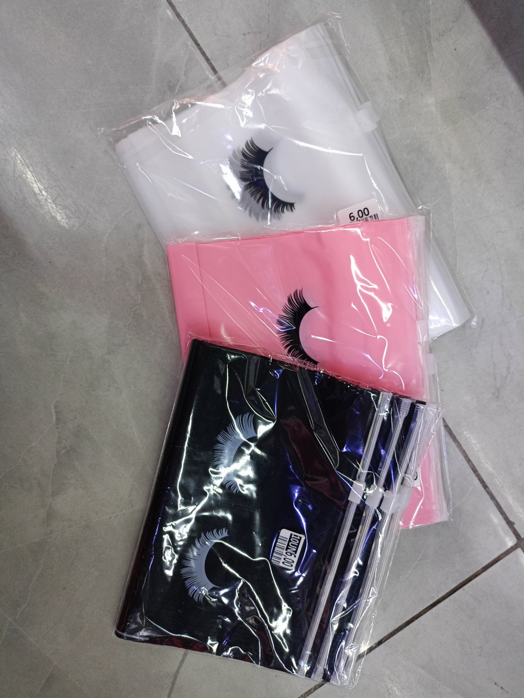 SAQUINHO PARA CÍLIOS ZIP LOCK 10 UNIDADES 