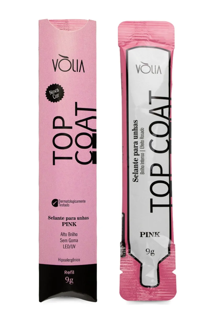 REFIL TOP COAT VOLIA PINK 9G