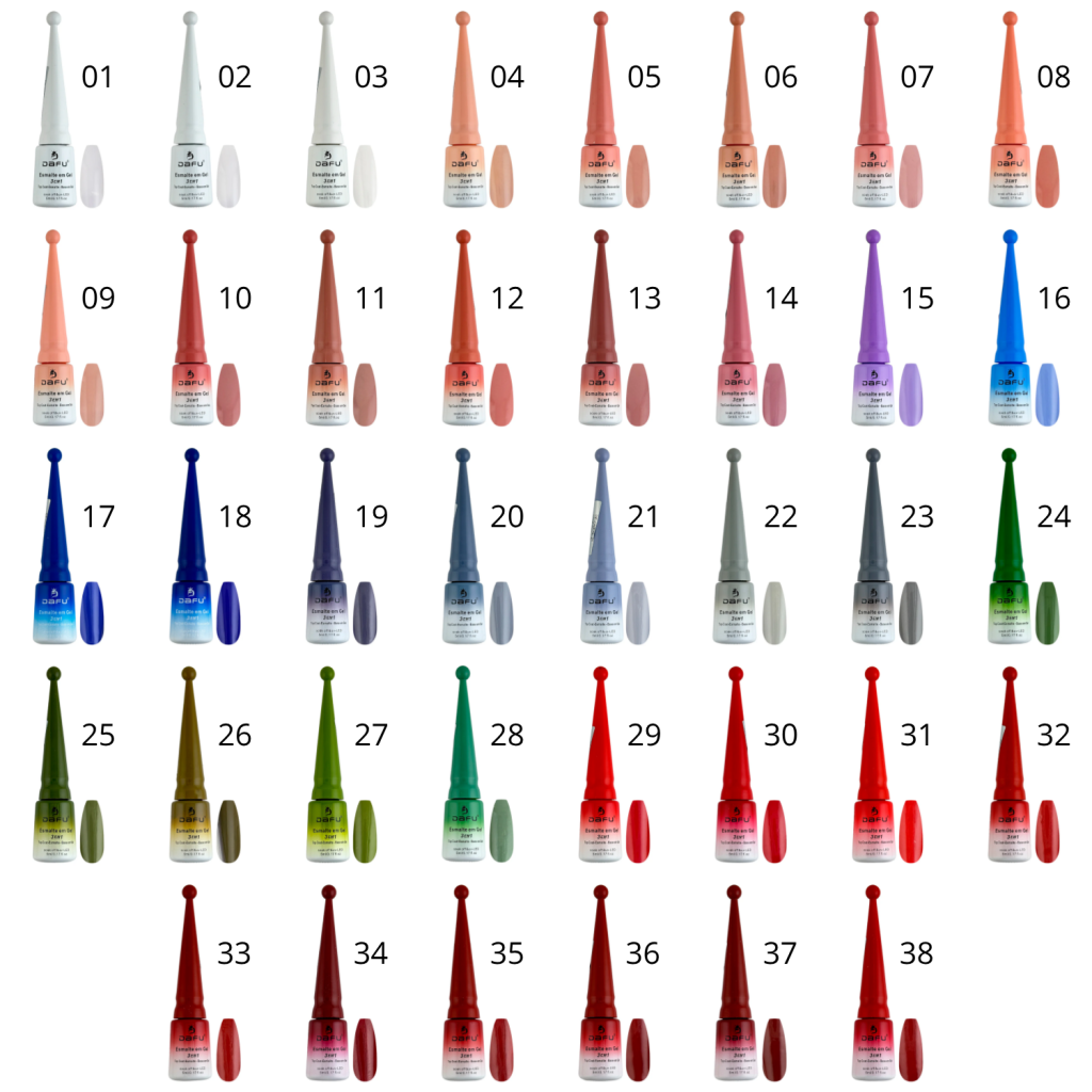 ESMALTE EM GEL 3 EM 1 DAFU 5ML