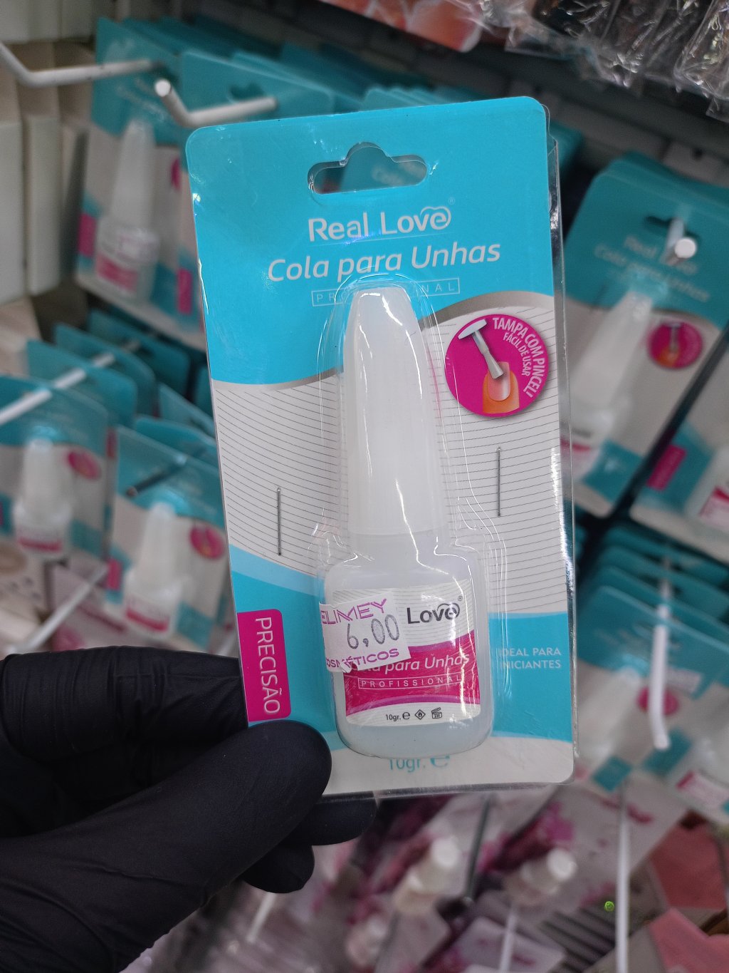 COLA PARA UNHAS REAL LOVE 10G