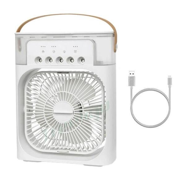 UMIDIFICADOR VENTILADOR CLIMATIZADOR DE AMBIENTES PORTÁTIL LELONG
