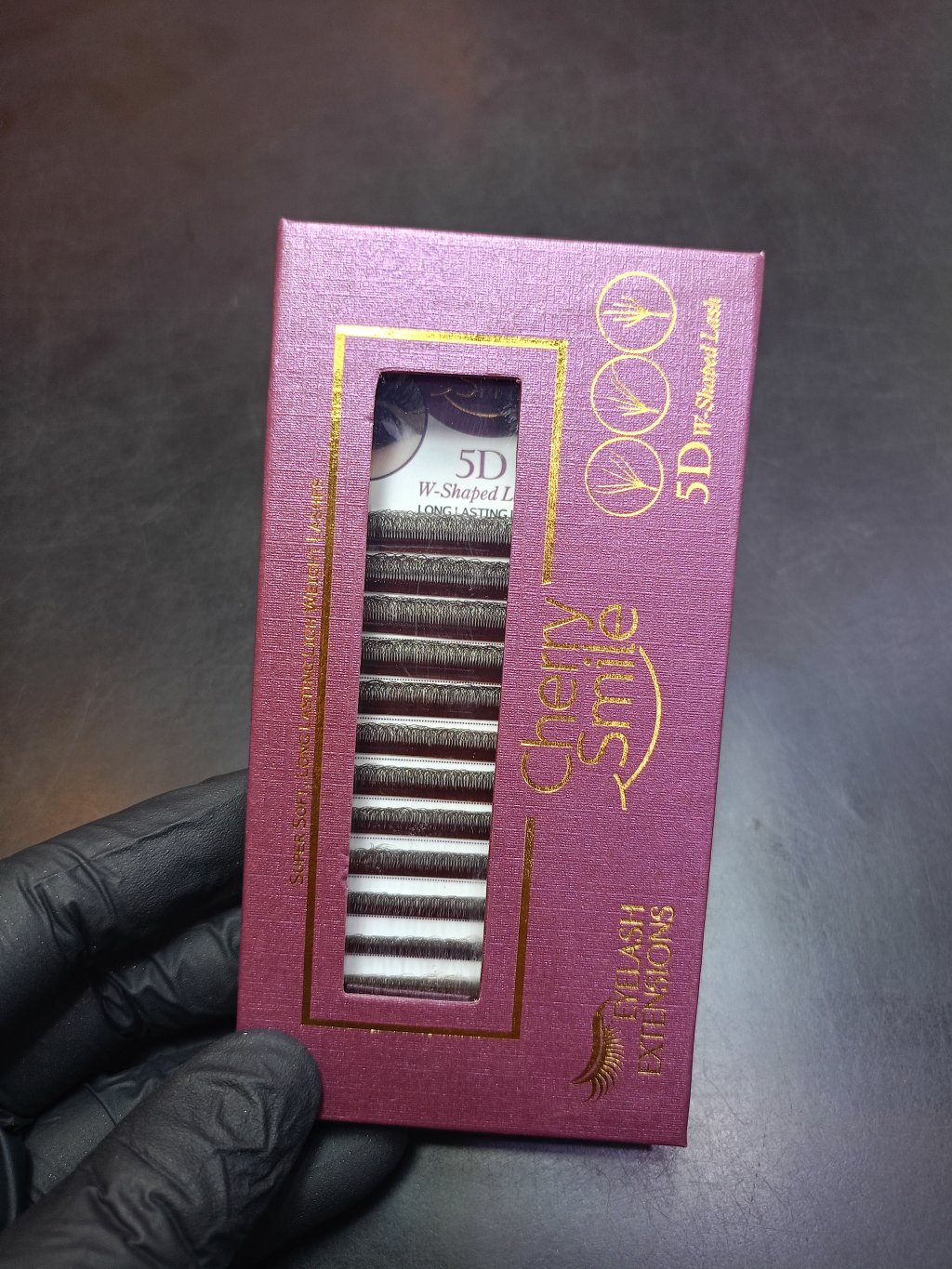 CÍLIOS 5D CHERRY SMILE MARROM 0.07D