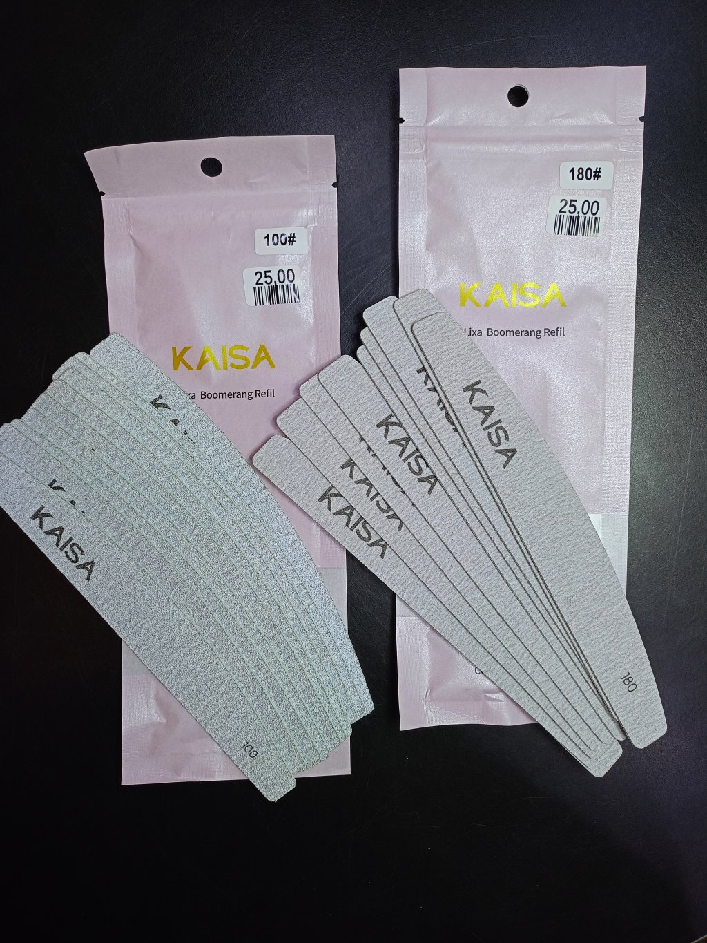 REFIL LIXA BOOMERANG KAISA (10UN S/ BASE)