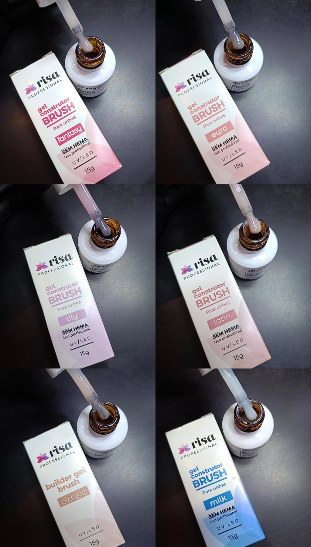 GEL CONSTRUTOR BRUSH RISA 15G