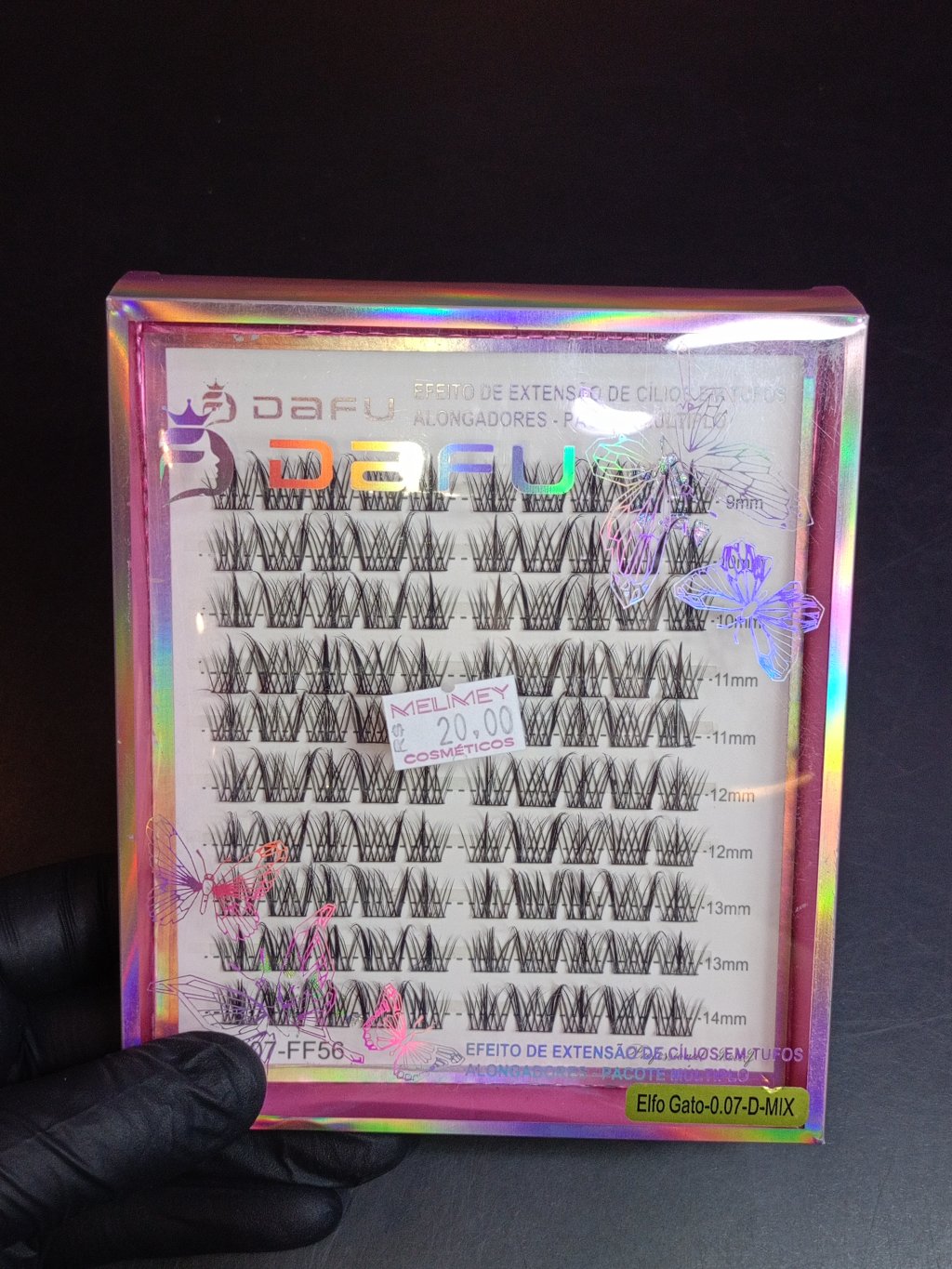 CÍLIOS TUFINHO DAFU (EMBALAGEM BORBOLETA)