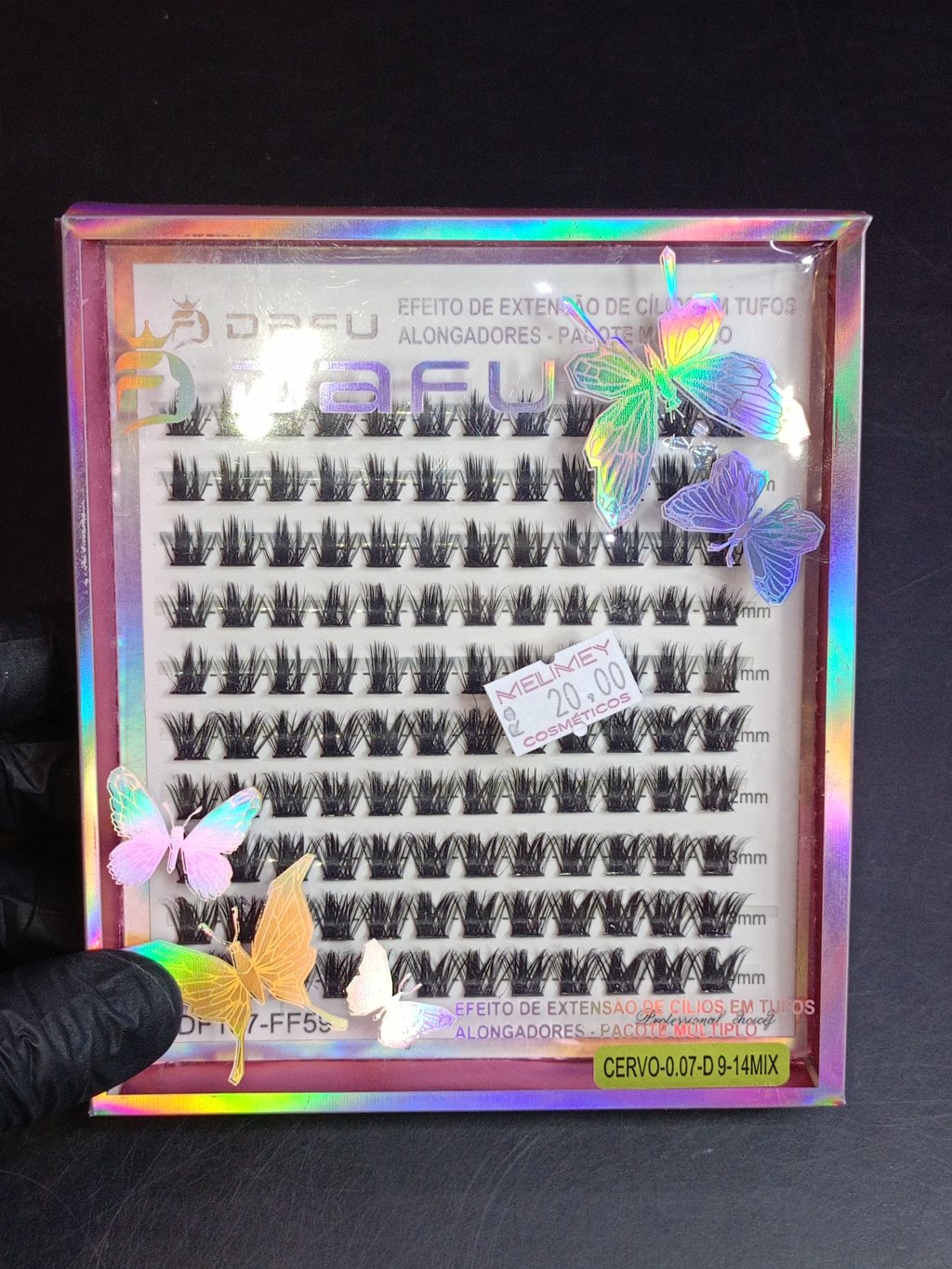 CÍLIOS TUFINHO DAFU (EMBALAGEM BORBOLETA)