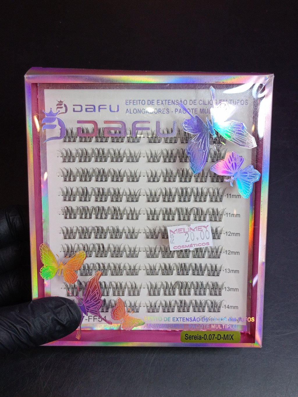 CÍLIOS TUFINHO DAFU (EMBALAGEM BORBOLETA)