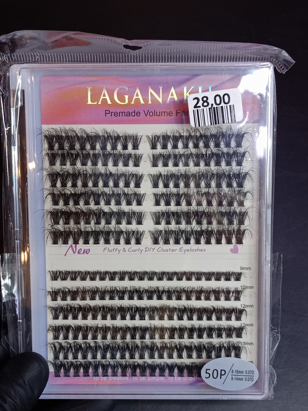 CÍLIOS TUFINHO LAGANAKU 50P/0.07D