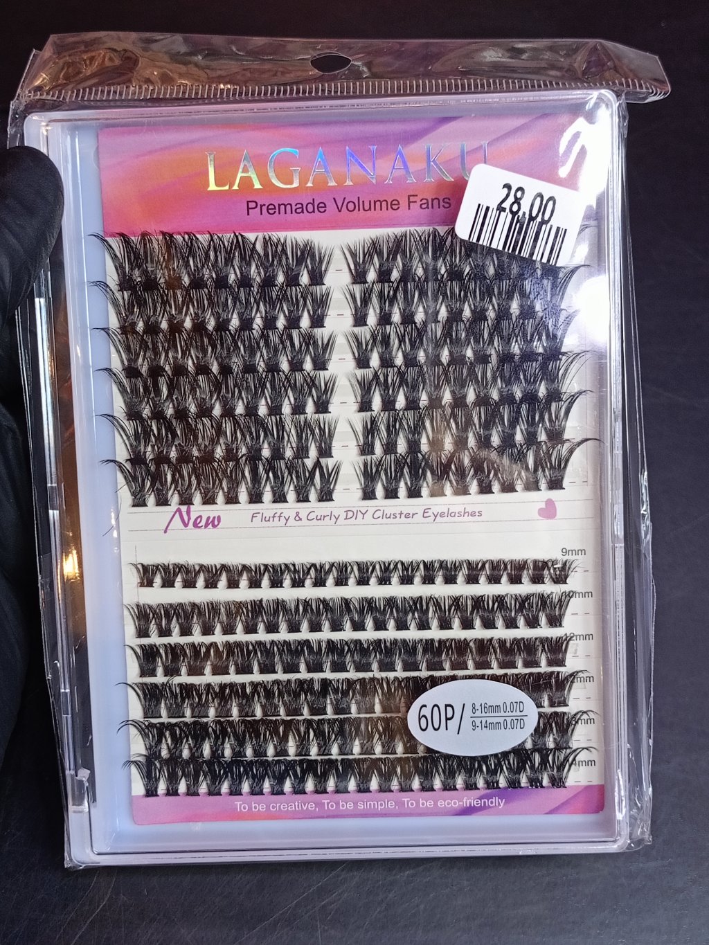 CÍLIOS TUFINHO LAGANAKU 60P/0.07D