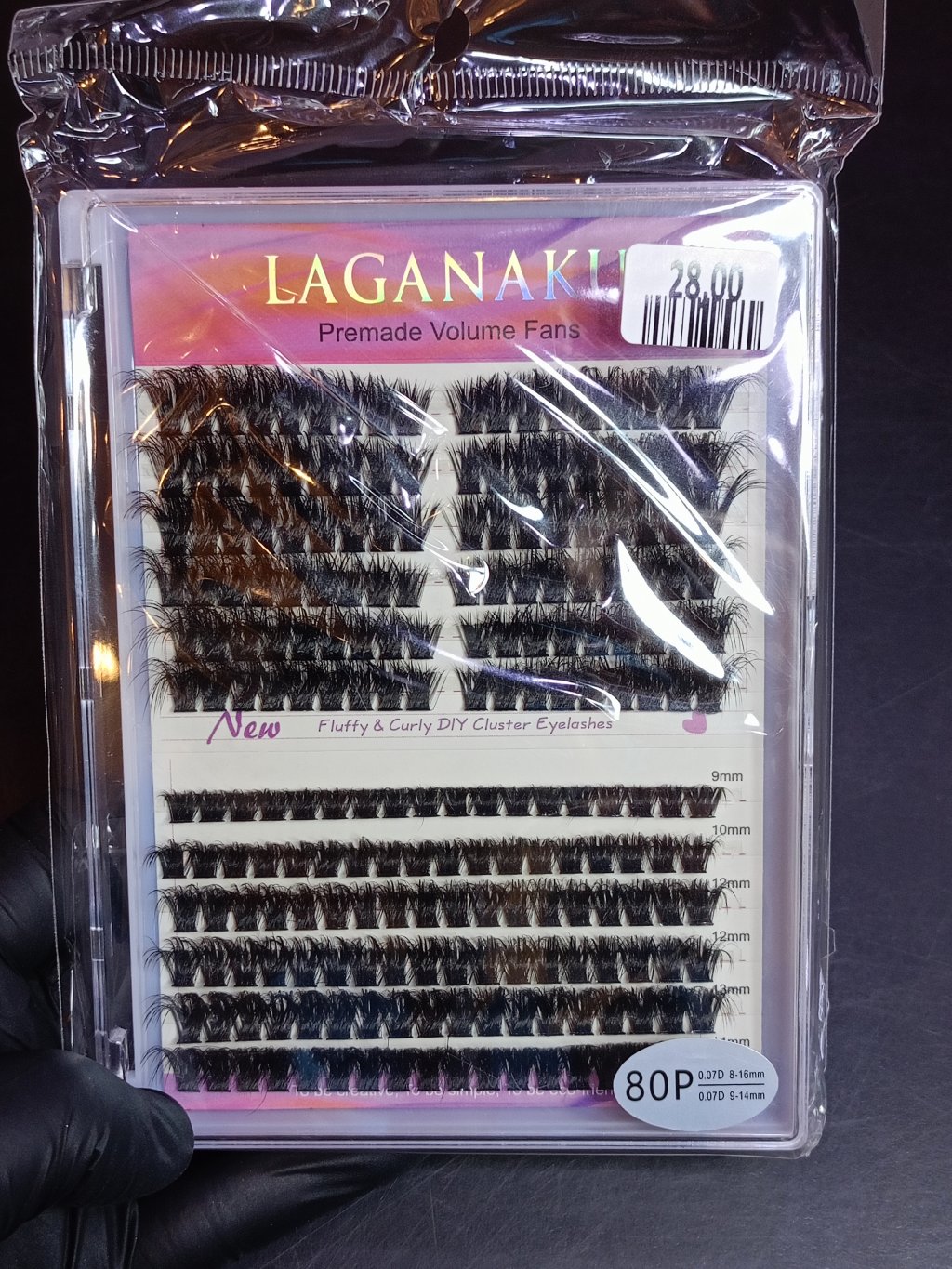 CÍLIOS TUFINHO LAGANAKU 80P/0.07D