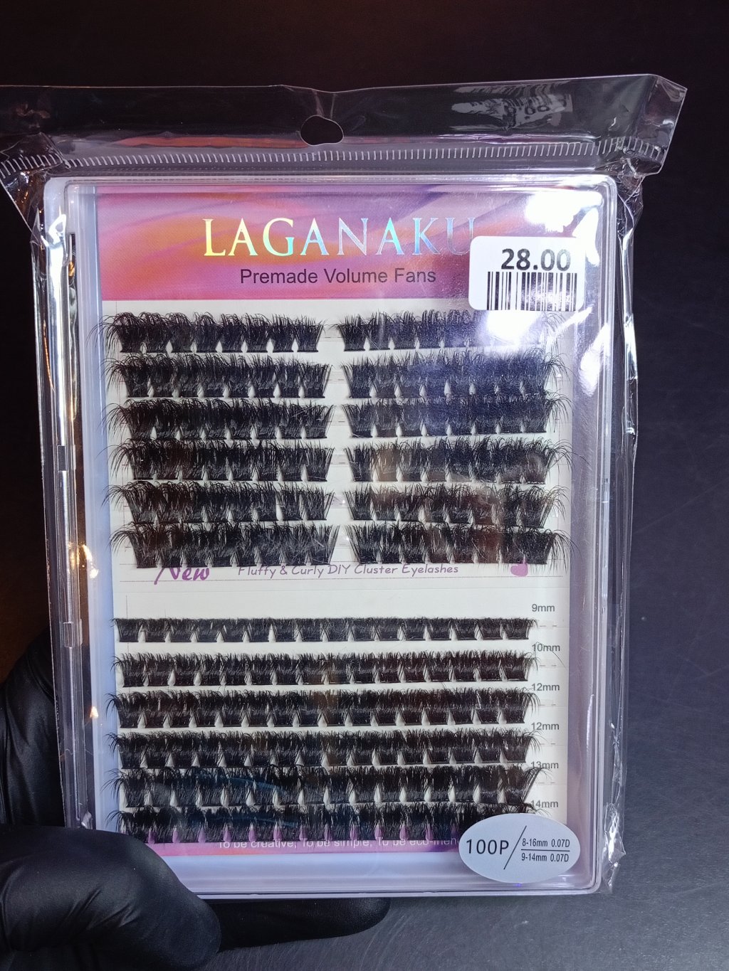 CÍLIOS TUFINHO LAGANAKU 100P/0.07D