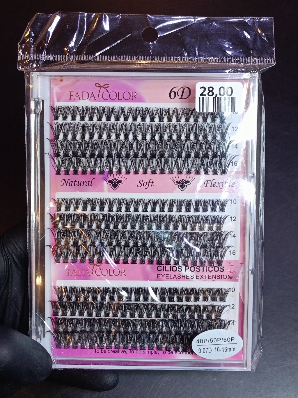 CÍLIOS TUFINHO FADA COLOR 40P/50P/60P