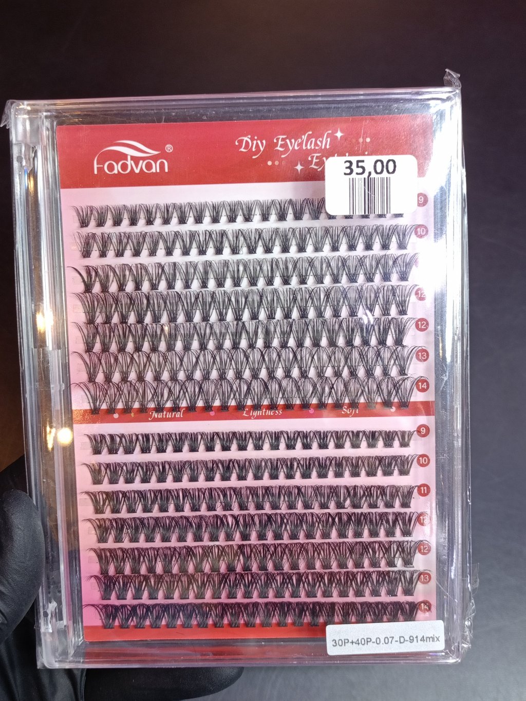 CÍLIOS TUFINHO FADVAN (DIY EYELASH CX ACRÍLICO)