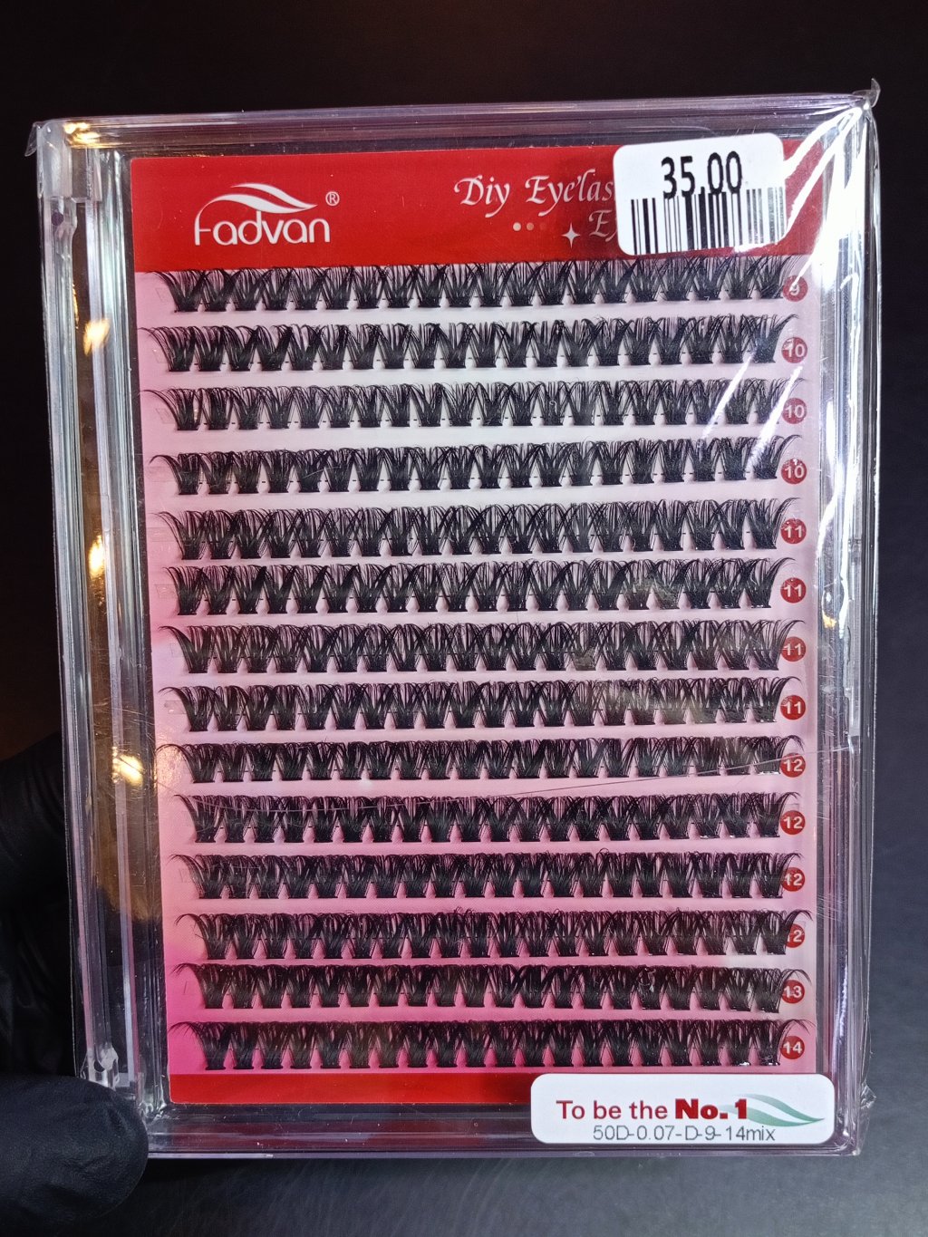 CÍLIOS TUFINHO FADVAN (DIY EYELASH CX ACRÍLICO)