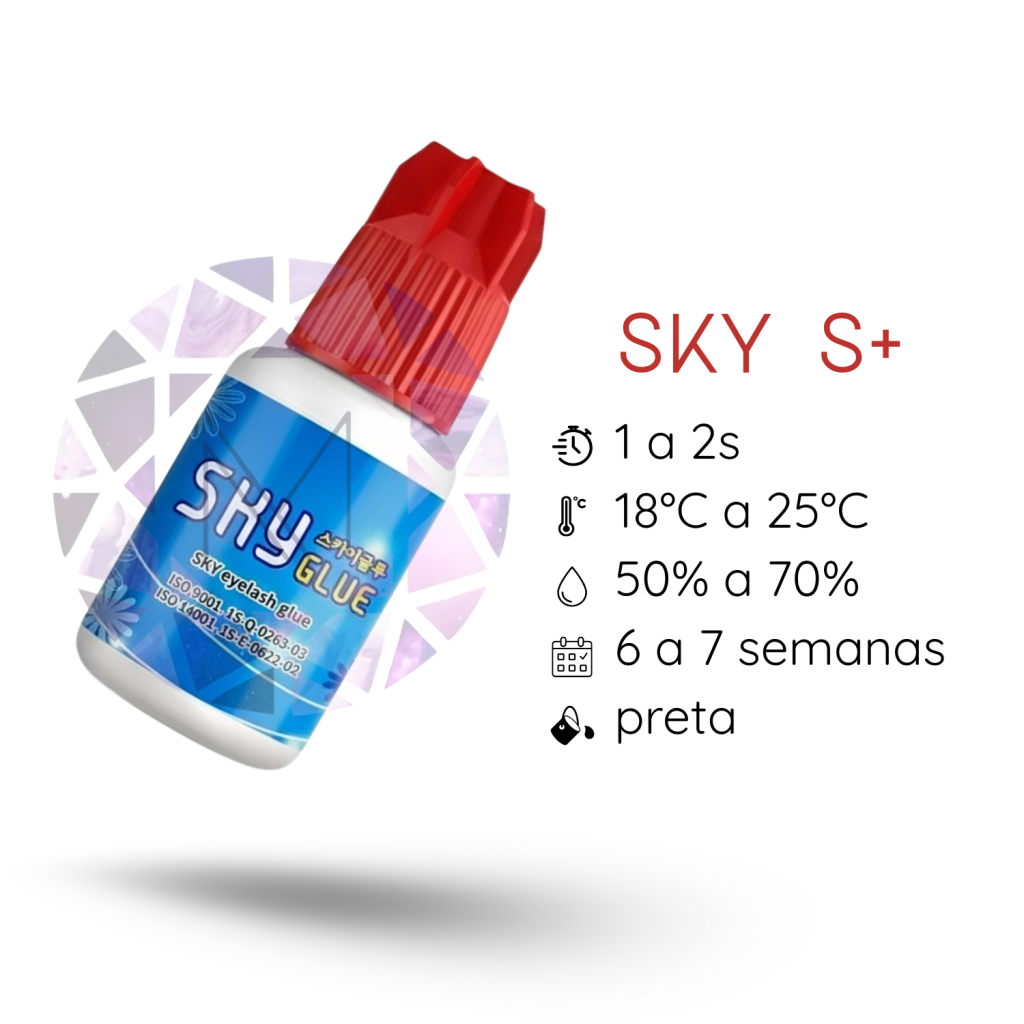 COLA/ADESIVO SKY GLUE - S+ (VERMELHA) 5G