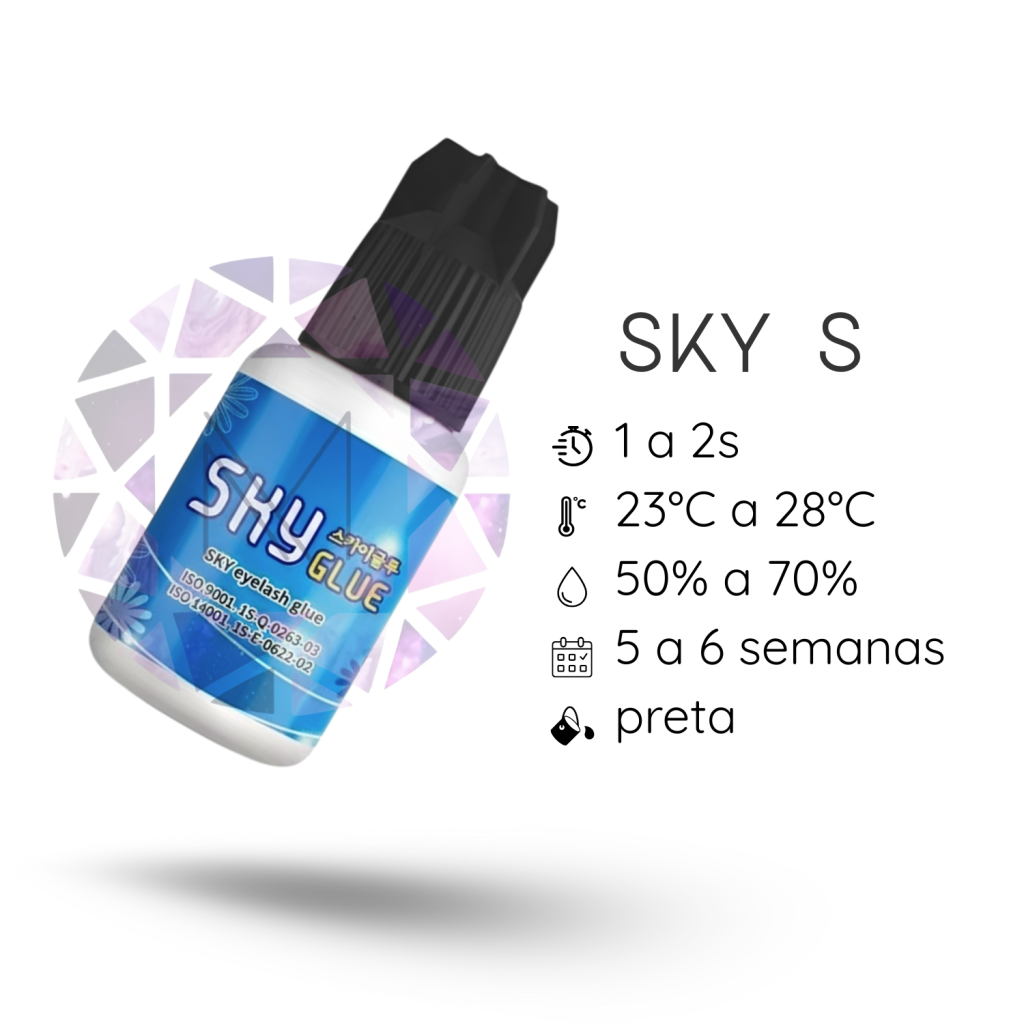 COLA/ADESIVO SKY GLUE - S (PRETA) 5G