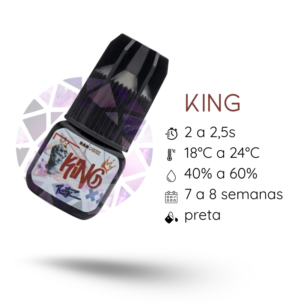 COLA/ADESIVO BAD PINK - KING 3G