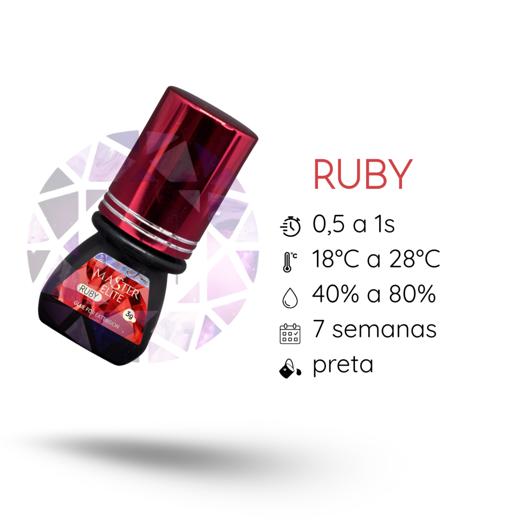 COLA/ADESIVO MASTER ELITE - RUBY 3G