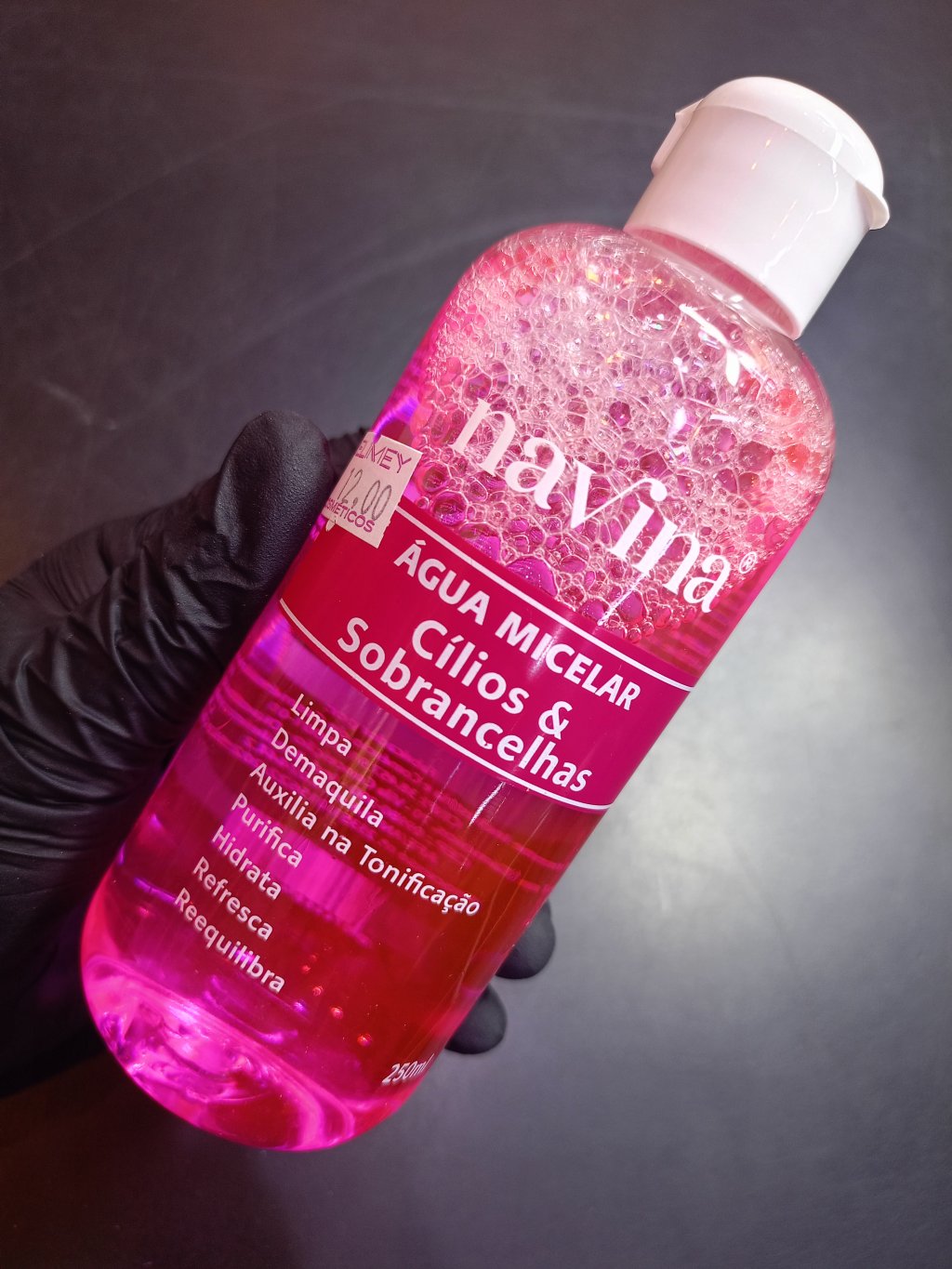 ÁGUA MICELAR NAVINA - CÍLIOS E SOBRANCELHAS 250ML