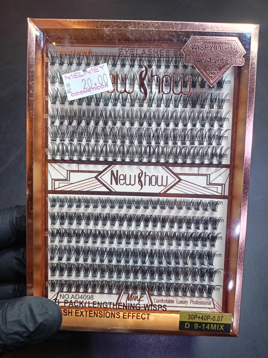 CÍLIOS TUFINHO NEW SHOW (EMBALAGEM ROSÉ)