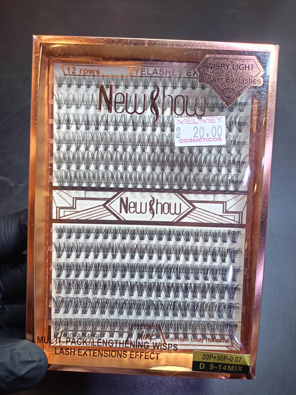 CÍLIOS TUFINHO NEW SHOW (EMBALAGEM ROSÉ)