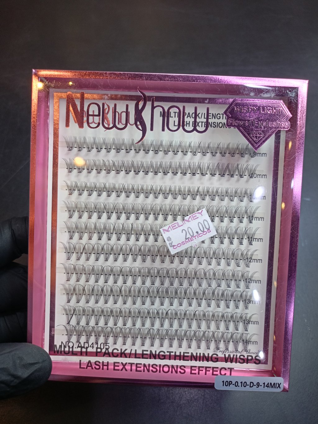 CÍLIOS TUFINHO NEW SHOW (EMBALAGEM ROSA)